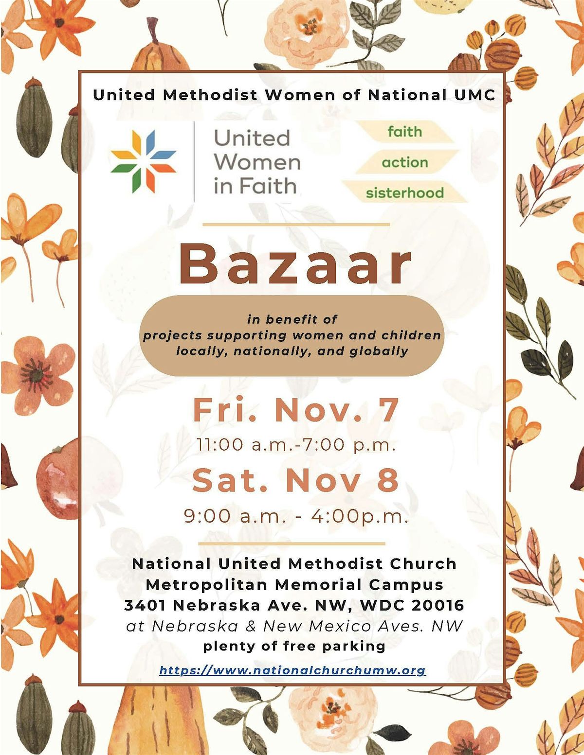 Fall Bazaar, 7 November | Event in Washington | AllEvents