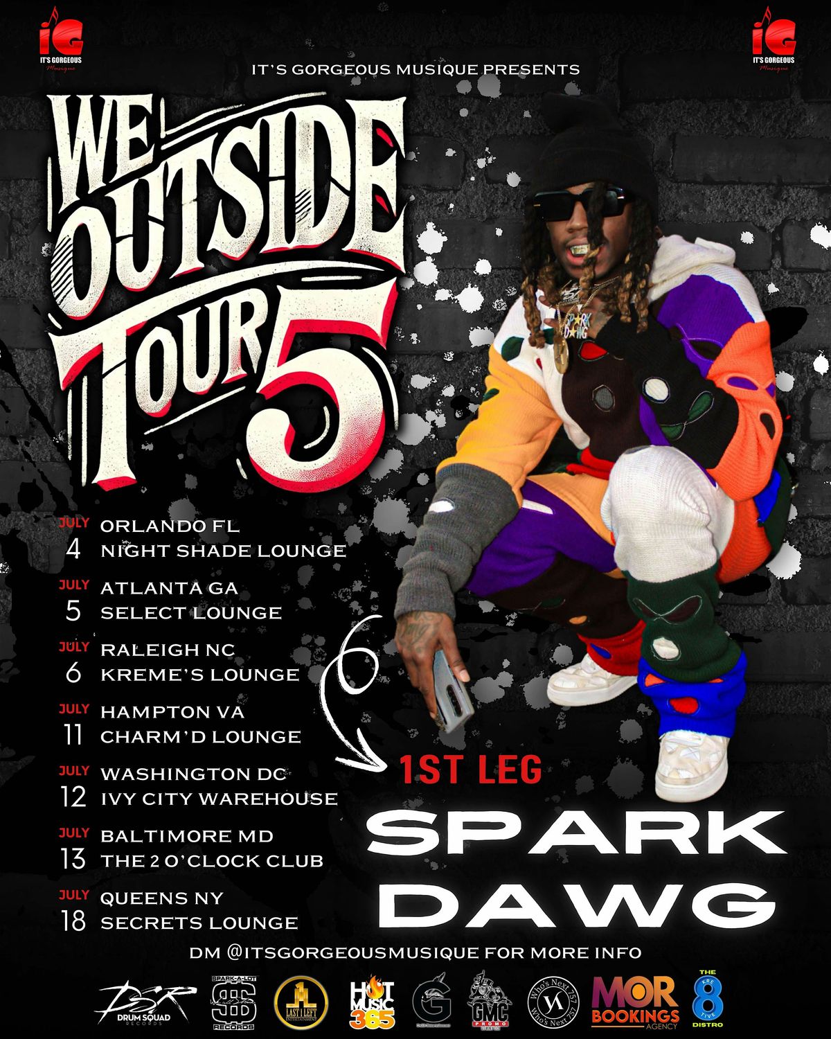 We Outside Tour Pt. 5 : Spark Dawg, 5 July | Event in Stone Mountain | AllEvents