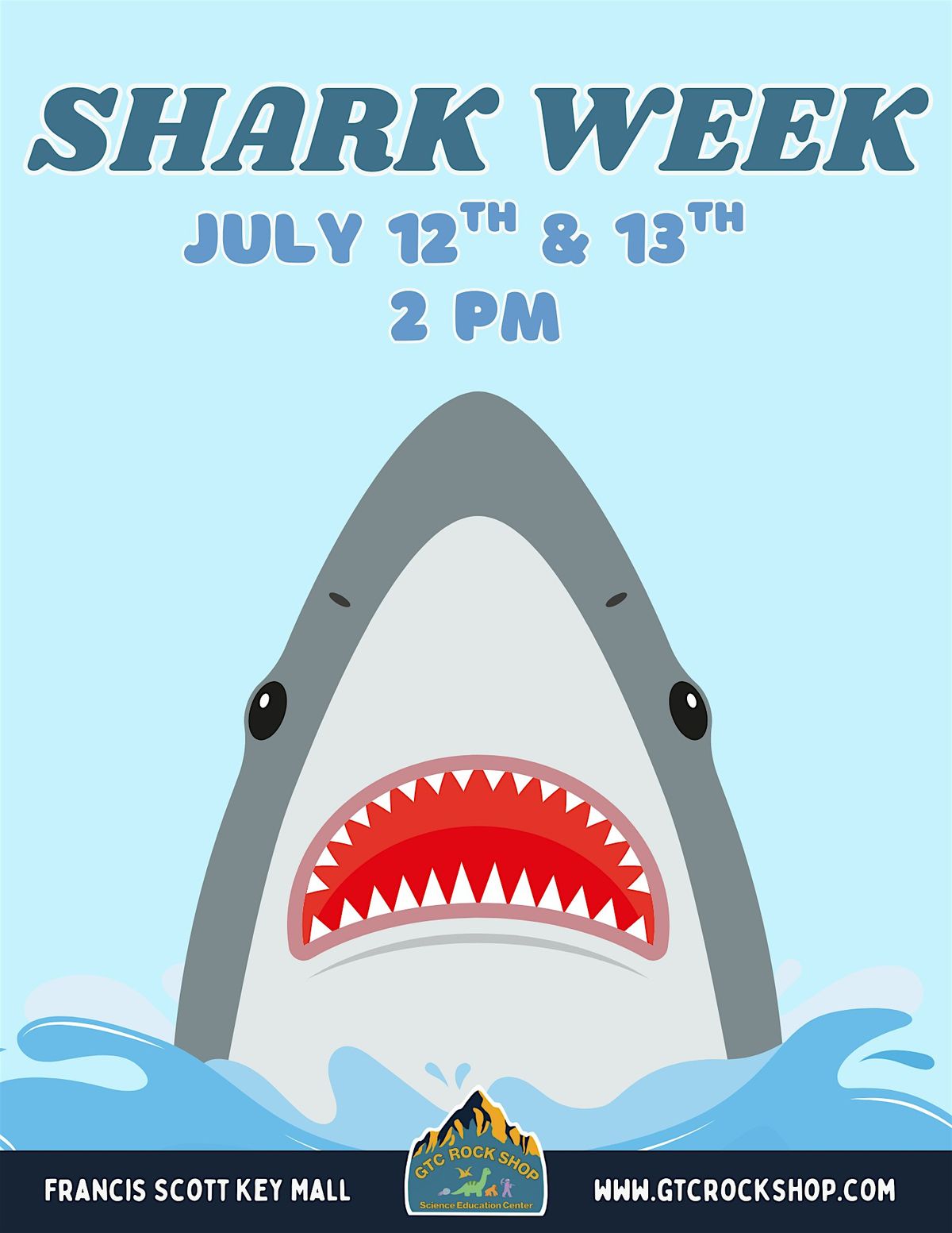 Shark Week Talk, 12 July | Event in Frederick | AllEvents