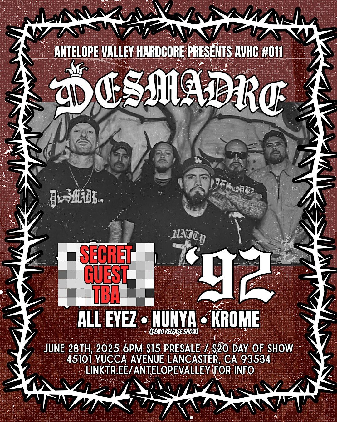Desmadre live at The Yard, 28 June | Event in Lancaster | AllEvents