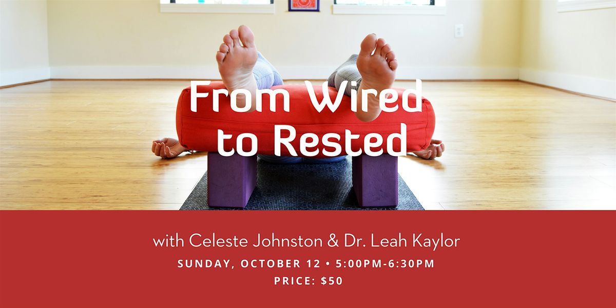 From Wired to Rested: Sleep Science Meets Restorative Yoga (Online), 12 October | Event in Alexandria | AllEvents