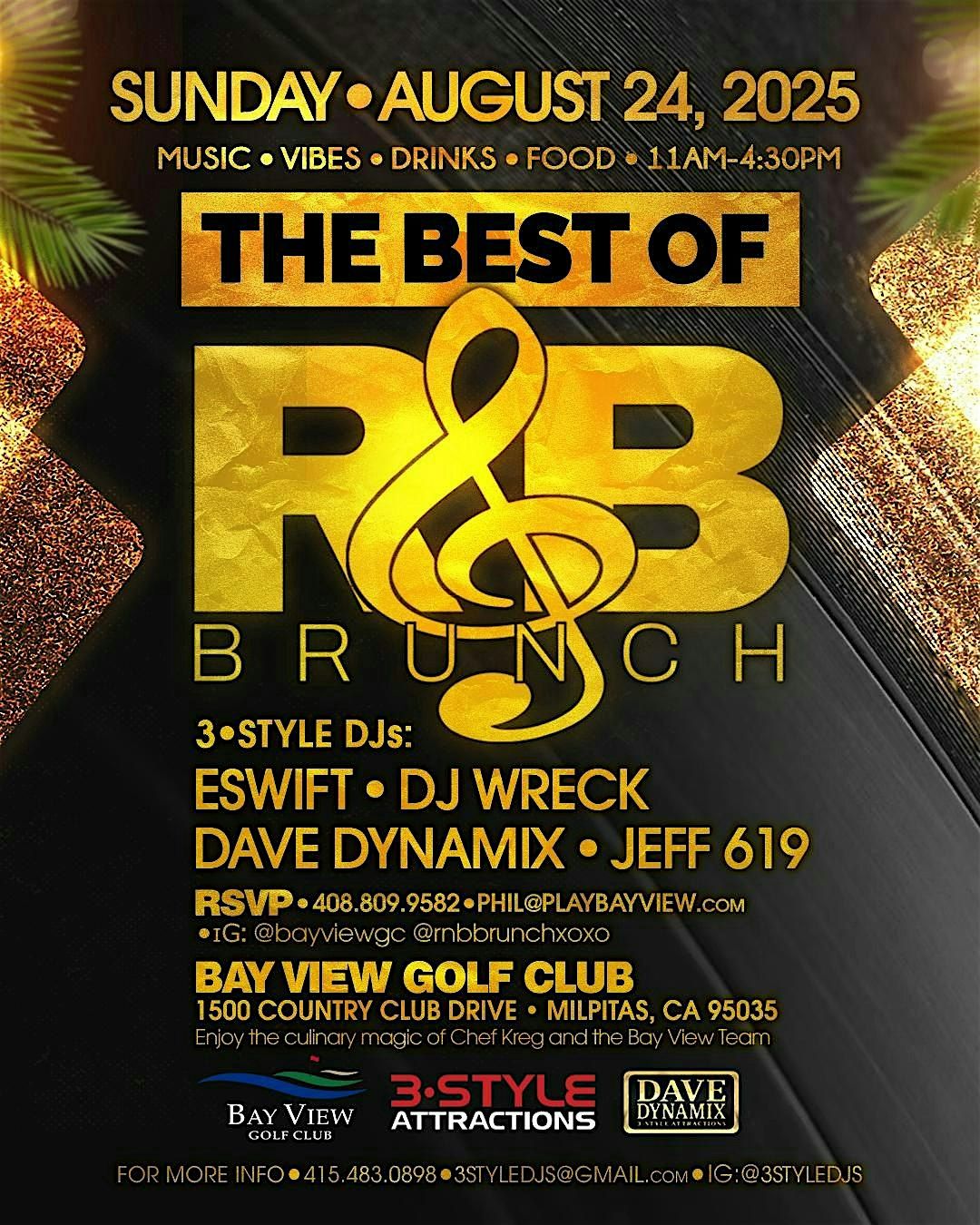 Aug 24 - The Best of RnB Brunch., 24 August | Event in Milpitas | AllEvents