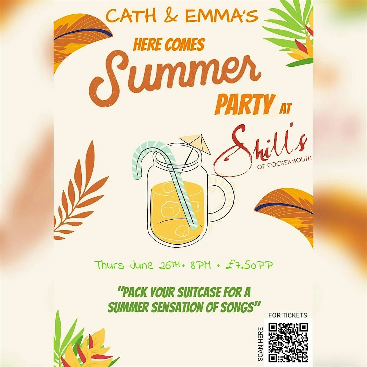 CATH & EMMA HERE COMES SUMMER PARTY, 26 June | Event in Cockermouth | AllEvents