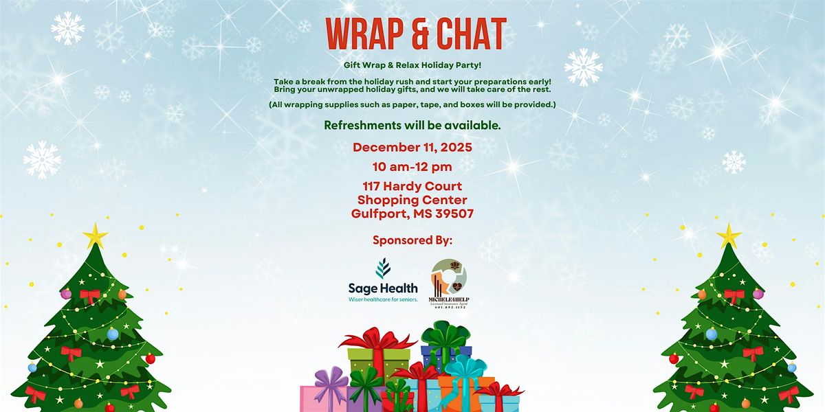 Wrap & Chat, 11 December | Event in Gulfport | AllEvents