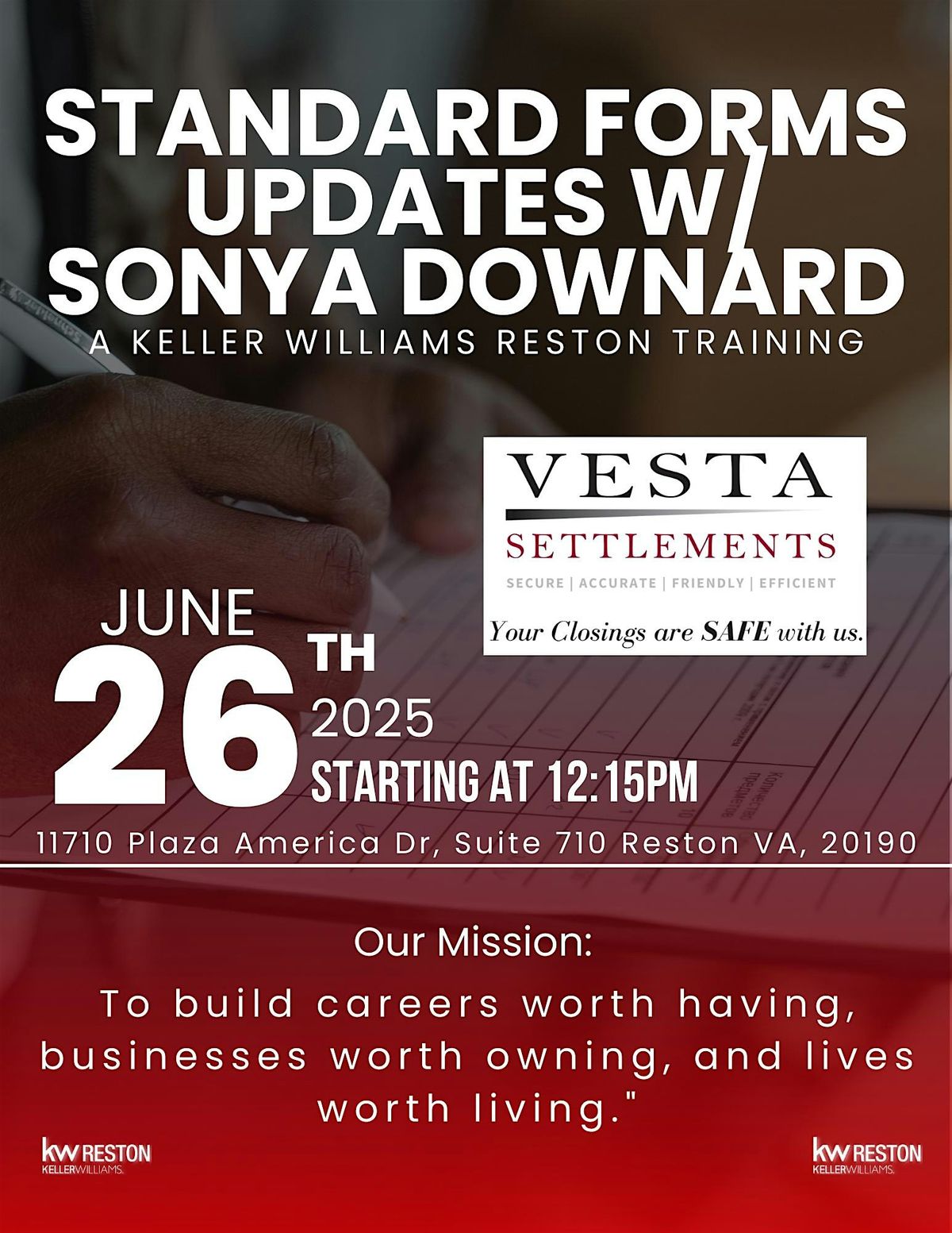 Standard Form Updates  Training with Sonia Downard, 26 June | Event in Reston | AllEvents