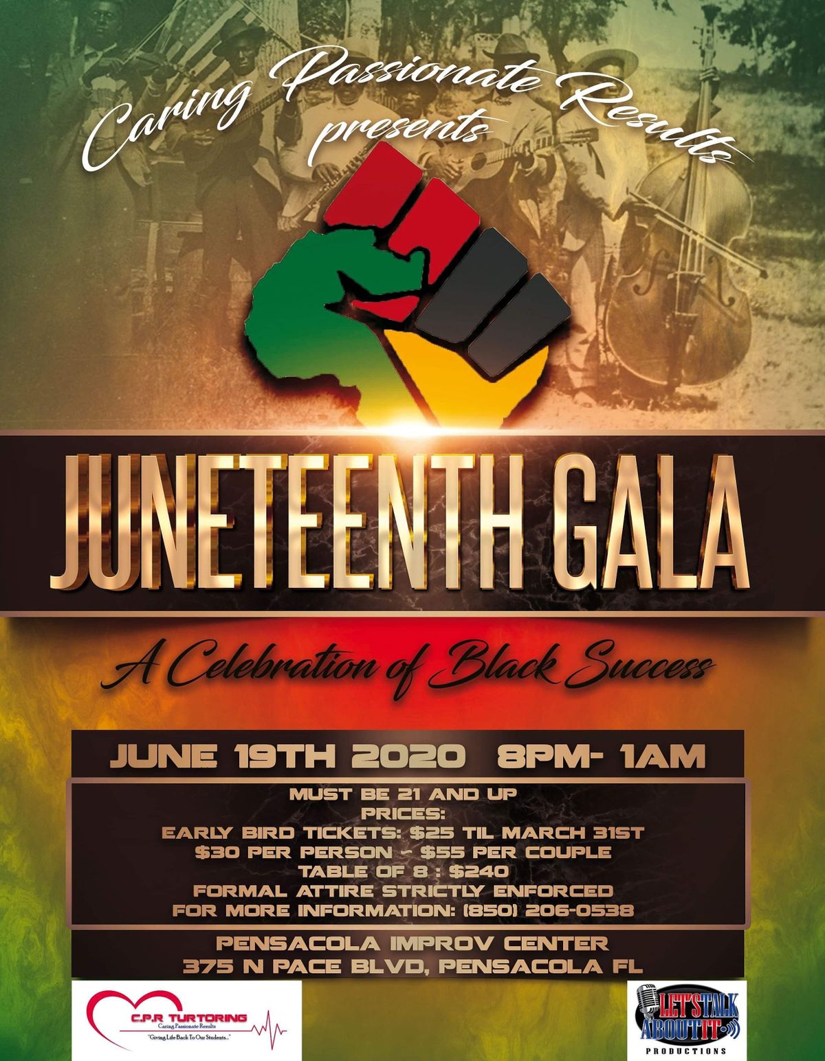 GALA A CELEBRATION OF BLACK SUCCESS at Pensacola Improv