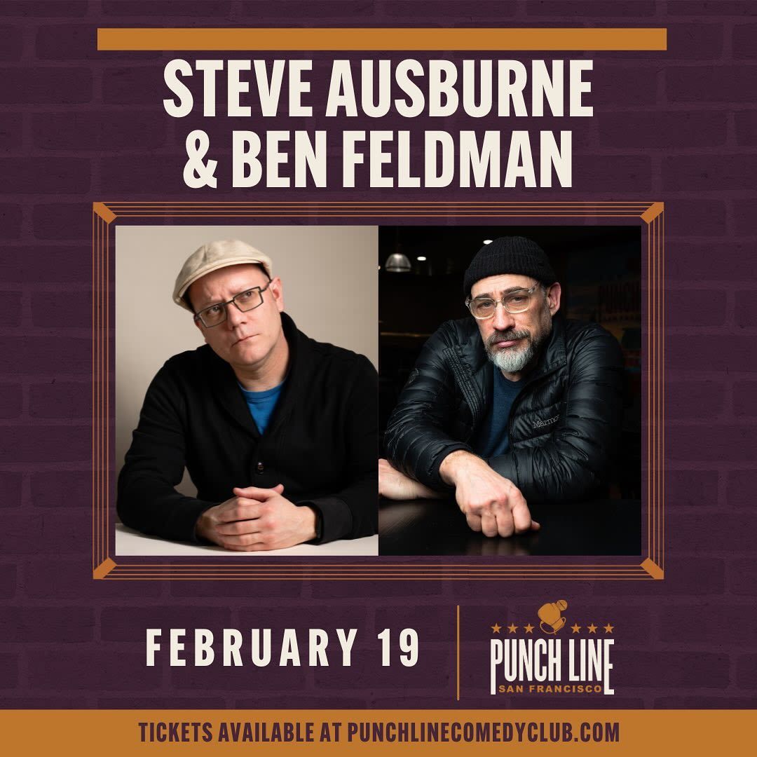Steve Ausburne at Punch Line San Francisco, 26 August | Event in San Francisco | AllEvents