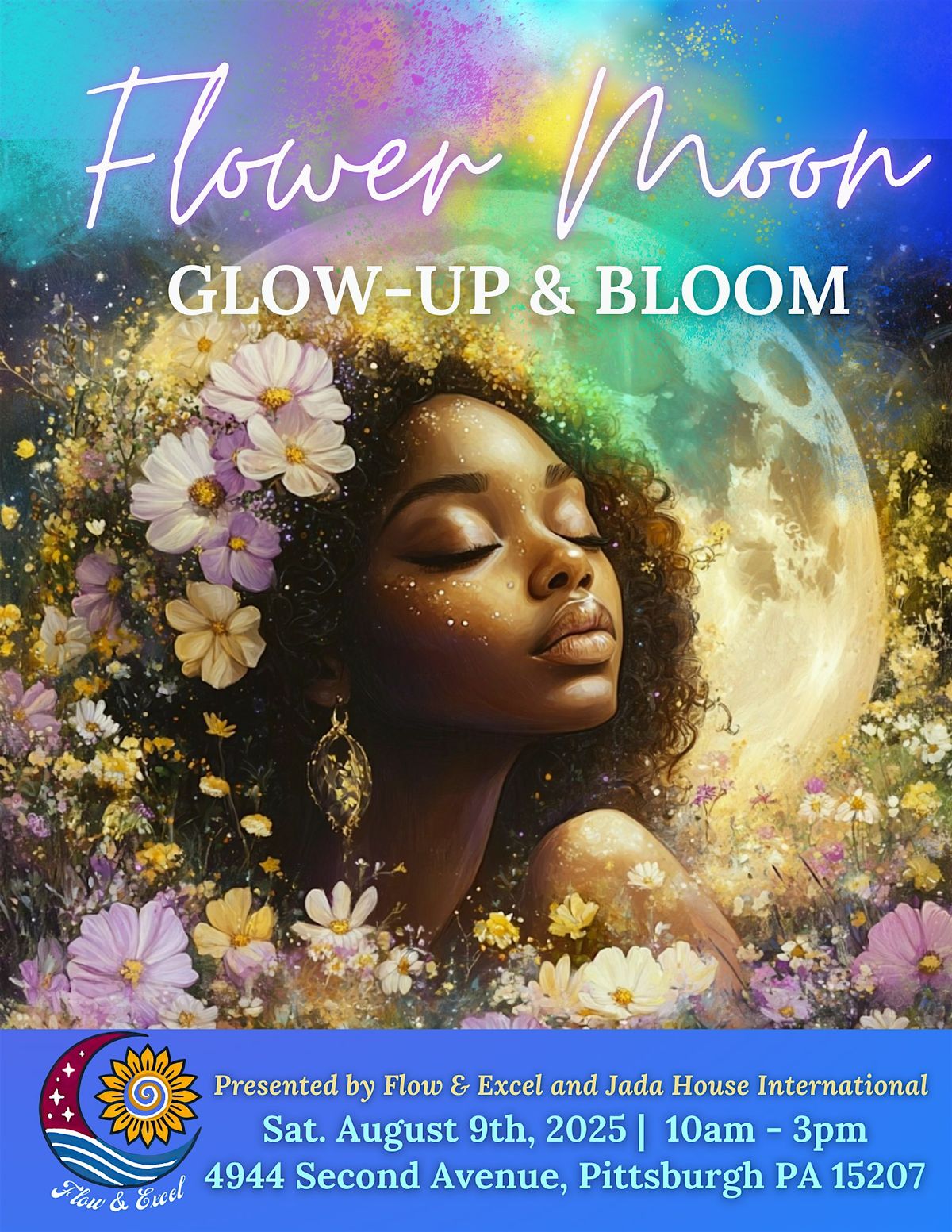 Flower Moon Glow-up & Bloom, 9 August | Event in Pittsburgh | AllEvents