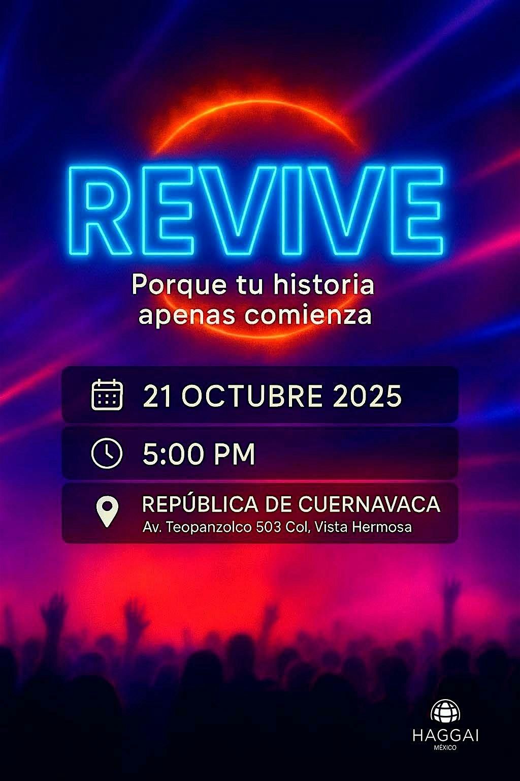 REVIVE, 21 October | Event in Cuernavaca | AllEvents