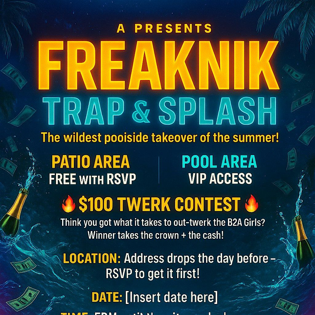 FREAKNIK Trap & Splash, 30 August | Event in Atlanta | AllEvents