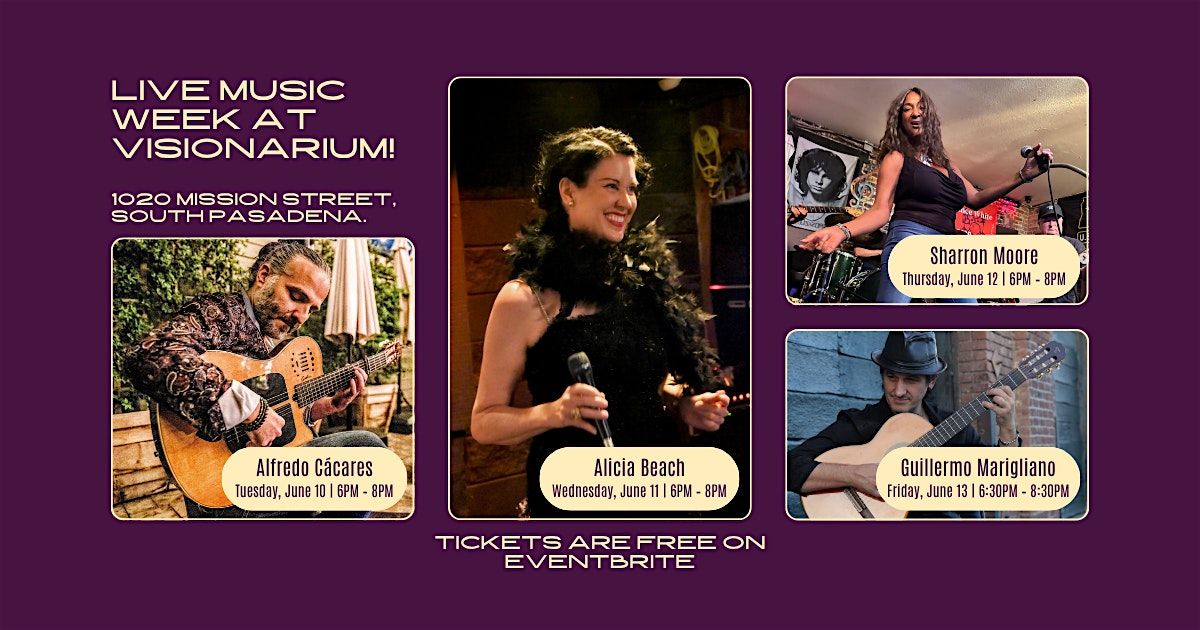 Live Music Week at Visionarium!, 13 June | Event in South Pasadena | AllEvents