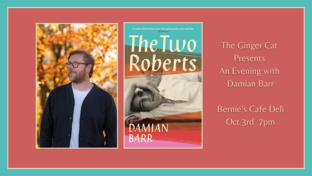The Ginger Cat Presents an Evening with Damian Barr, 3 October | Event in Bridge of Weir | AllEvents
