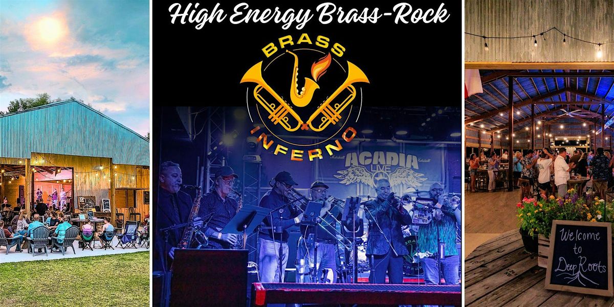 BRASS-ROCK by Brass Inferno|Chicago, Santana, Elton|Texas wine & craft beer, 9 May | Event in Plantersville