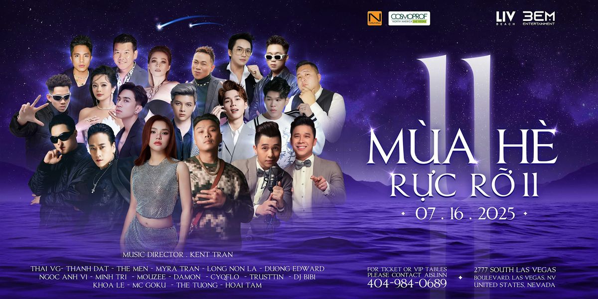 Mùa Hè Rực Rỡ 11, 16 July | Event in Las Vegas | AllEvents