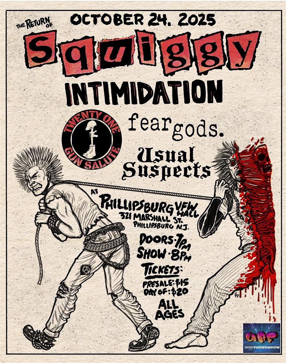 Squiggy phillipsburg, 24 October | Event in Phillipsburg | AllEvents