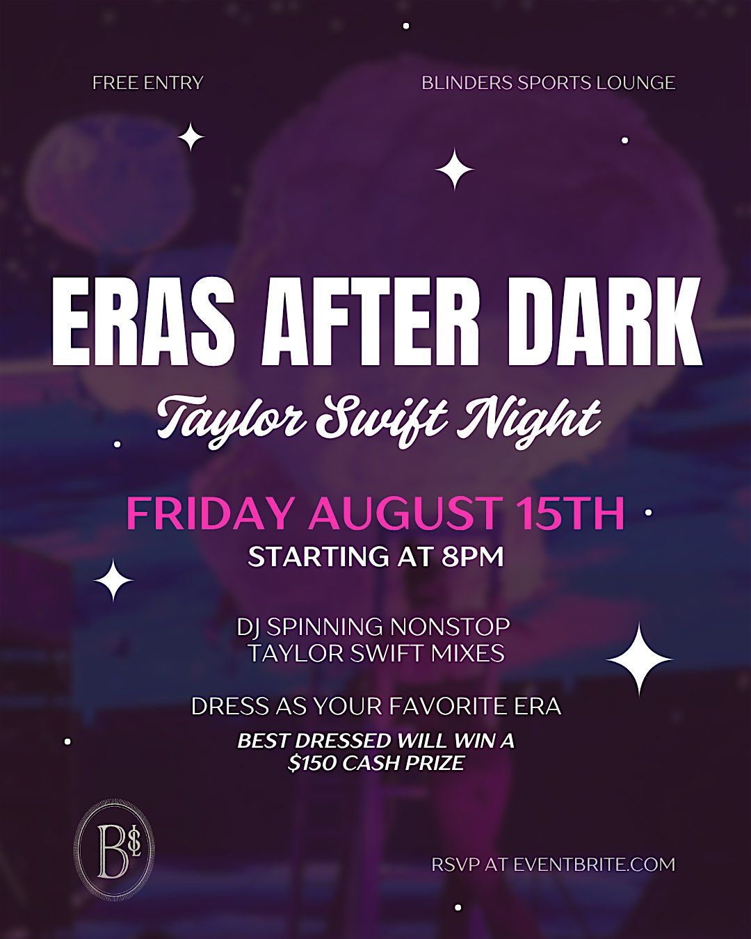 Taylor Swift Night at Blinders, 15 August | Event in Charlotte | AllEvents