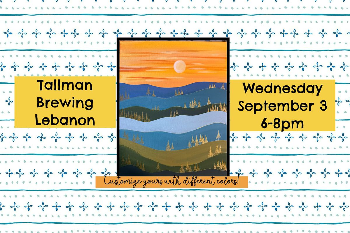 Paint'n'Brews at Tallman Brewing, 3 September | Event in Lebanon | AllEvents