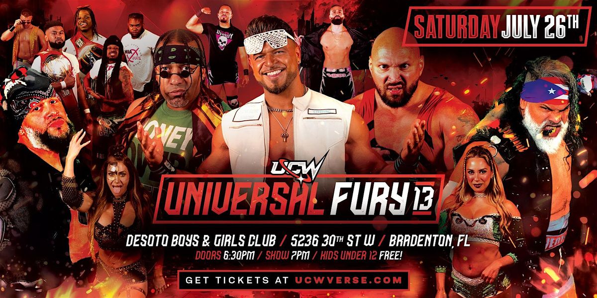 Universal Fury XIII, 26 July | Event in Bradenton | AllEvents