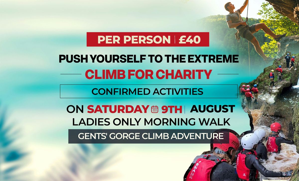 Push Yourself To The Extreme and Climb For Charity, 9 August | Event in Bolton | AllEvents