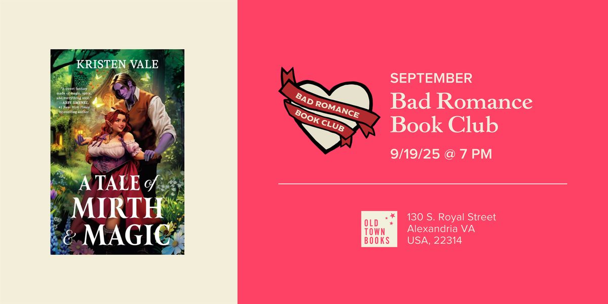 September Bad Romance Book Club: A Tale of Mirth and Magic, 19 September | Event in Alexandria | AllEvents