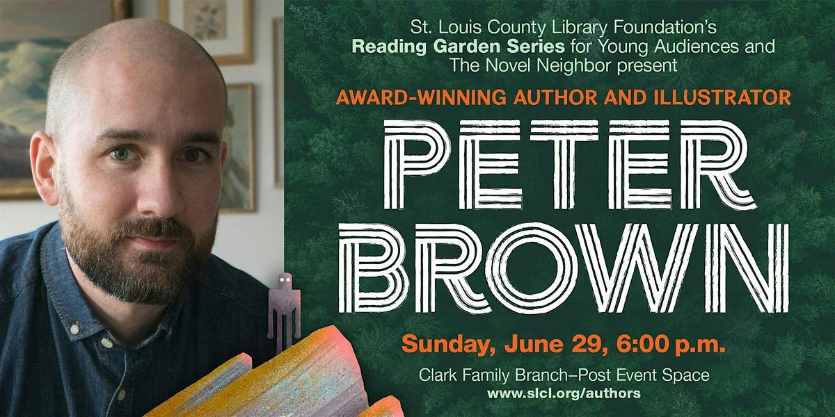 Author Event - Peter Brown, "The Wild Robot on the Island", 29 June | Event in St. Louis | AllEvents