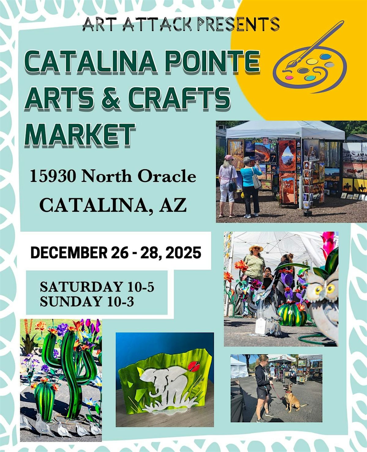 New Year's Art & Cratts Market, 15930 N Oracle, Catalina, Az Dec 26-28-25, 26 December | Event in Catalina