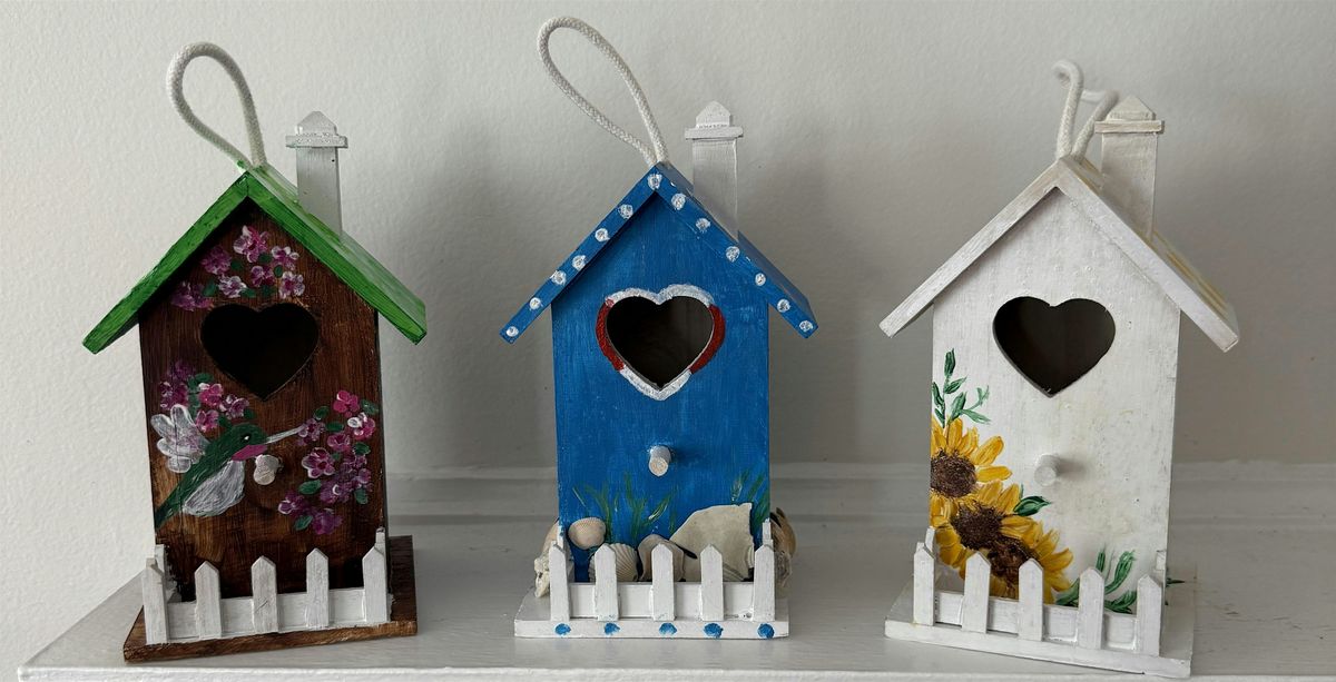 Paint and Sip Birdhouses, 20 June | Event in Bowie | AllEvents