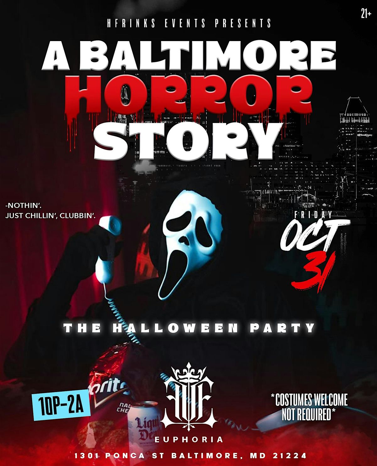 Baltimore Horror Story, 31 October | Event in Baltimore | AllEvents