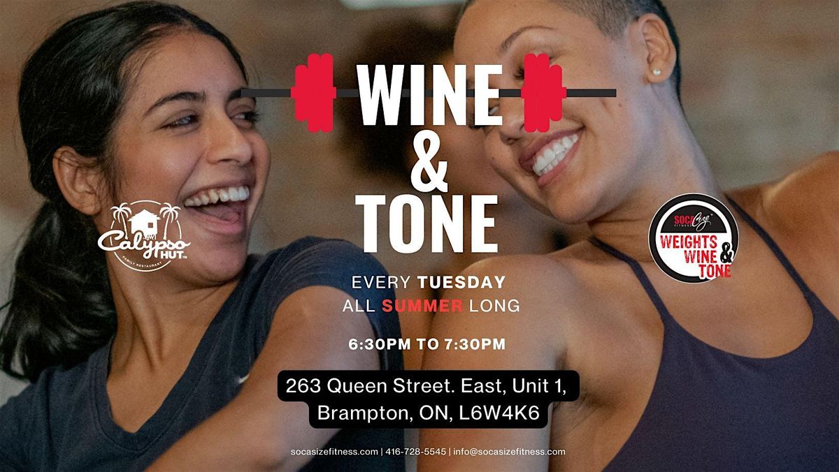 Weights, Wine & Tone – The Ultimate Summer Glow-Up!, 5 August | Event in Brampton | AllEvents