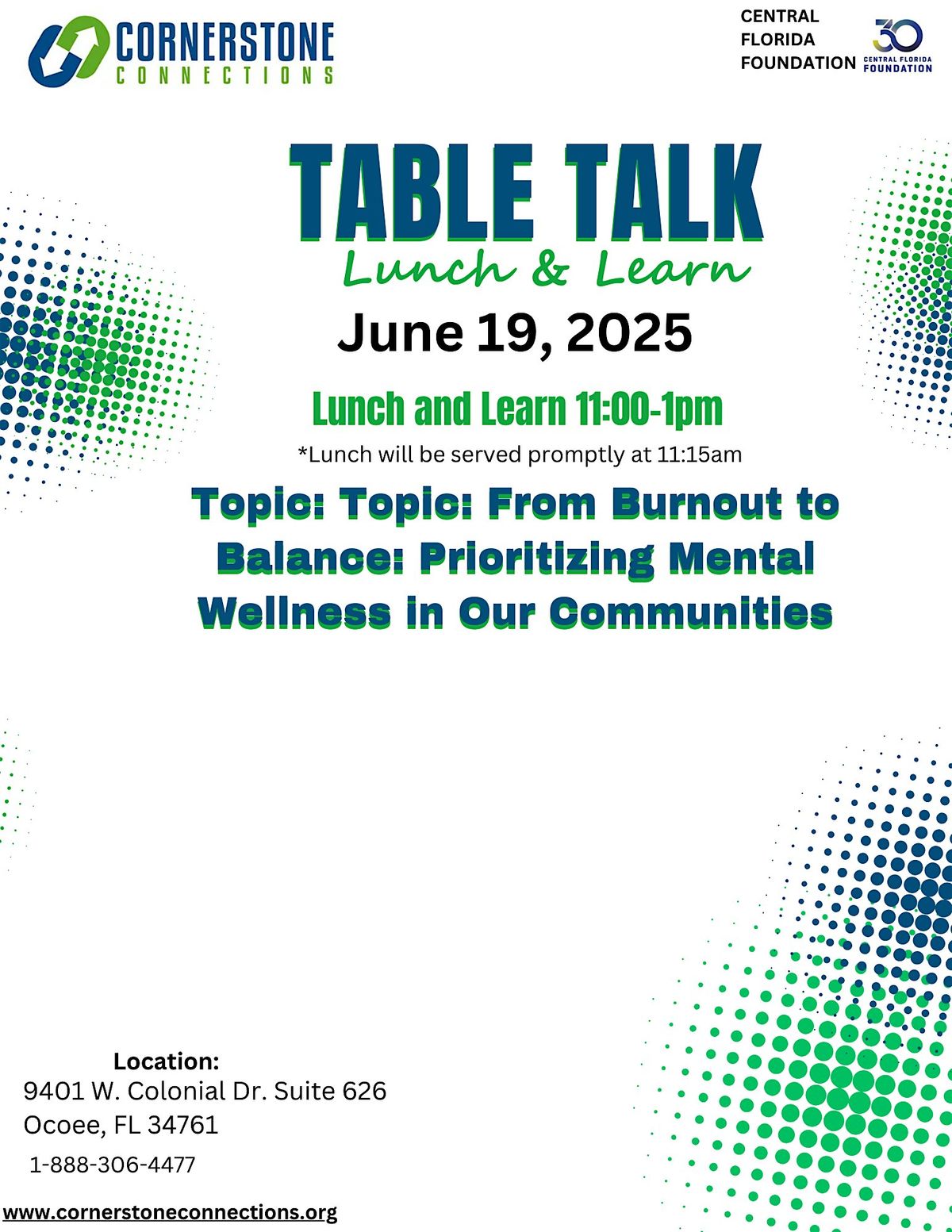 From Burnout to Balance: Prioritizing Mental Wellness in Our Communities, 19 June | Event in Ocoee | AllEvents