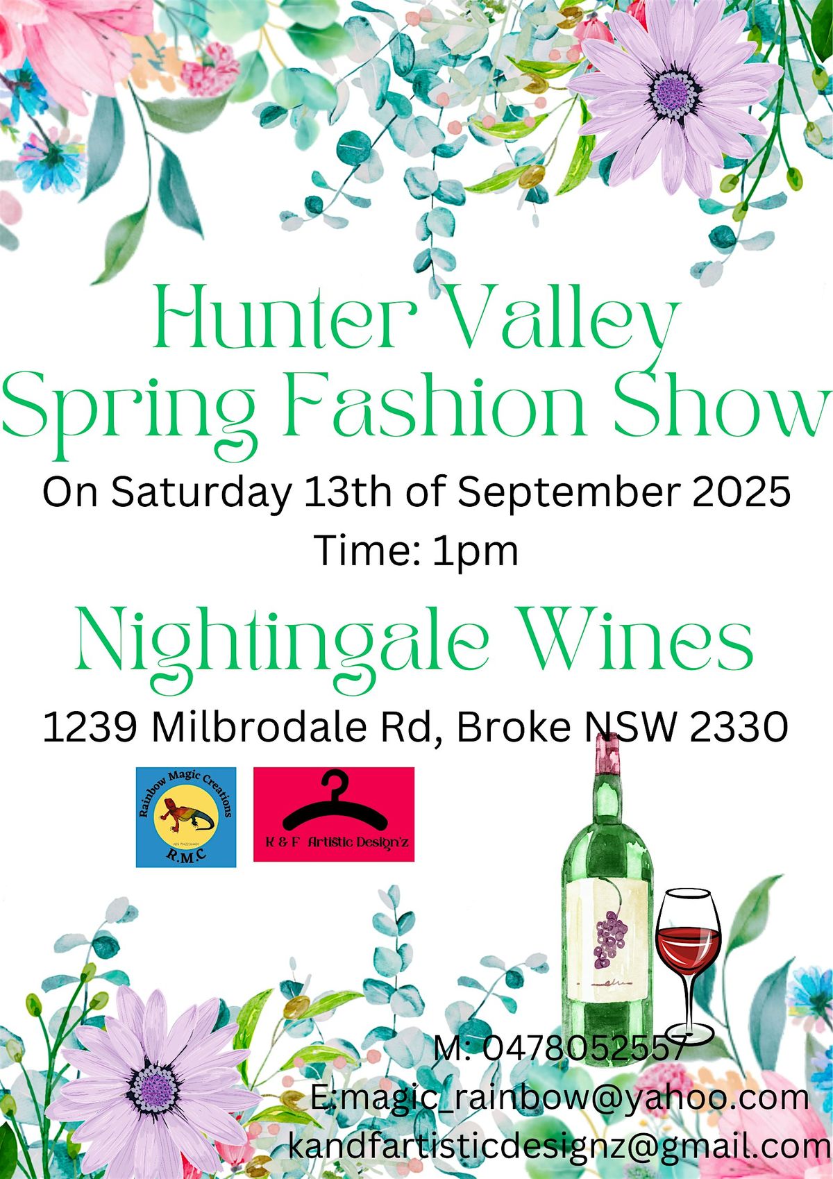 Hunter Valley Spring Fashion Show, 13 September | Event in Broke | AllEvents