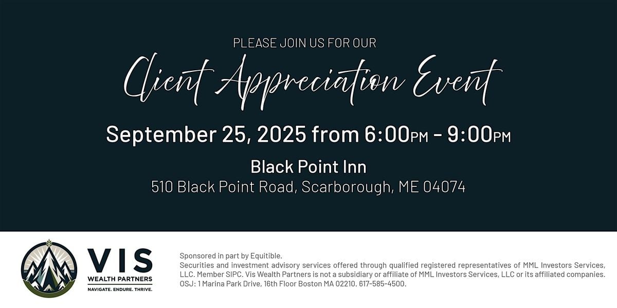 Client Appreciation Dinner, 25 September | Event in Scarborough | AllEvents