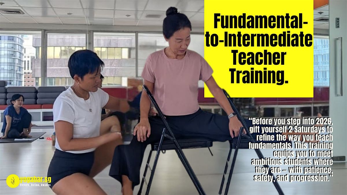 “Refine How You Teach: Fundamental → Intermediate Training for Teachers”, 13 December | Event in Singapore