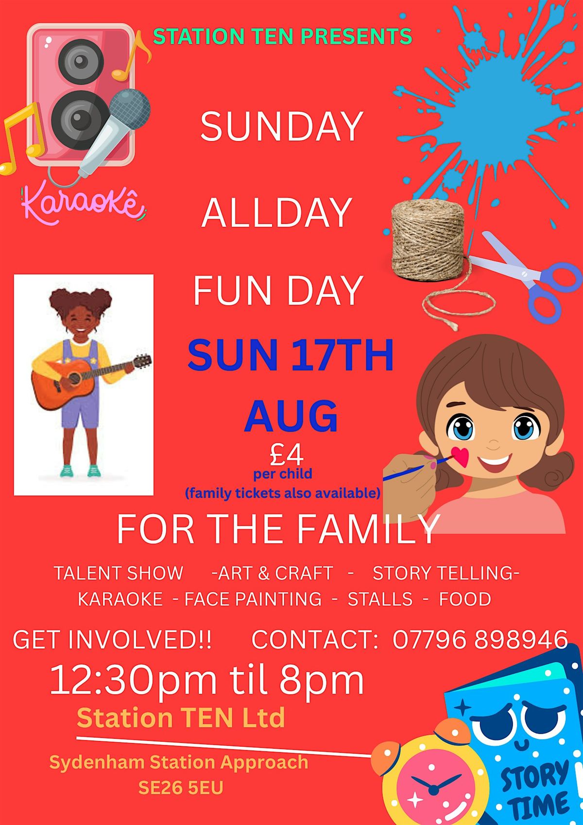 Sunday All Day Fun Day @stationten, 17 August | Event in London | AllEvents