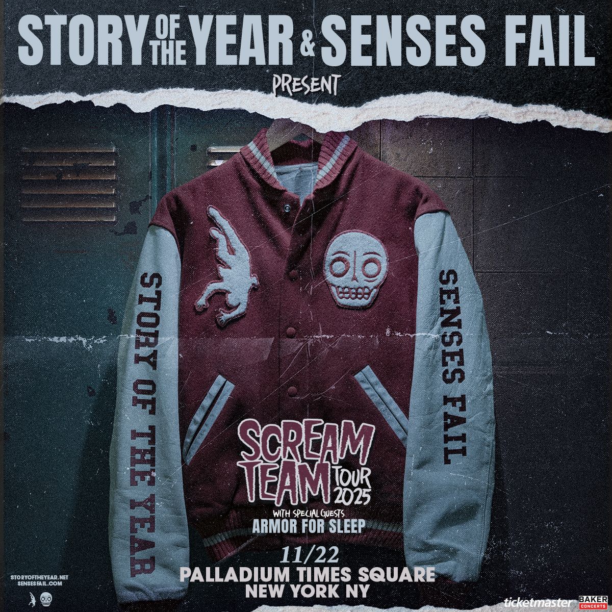 Senses Fail & Story Of The Year, 9 December | Event in Portland | AllEvents