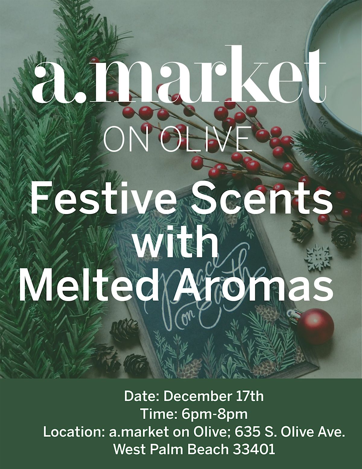 Holiday Candle Making Class, 17 December | Event in West Palm Beach | AllEvents