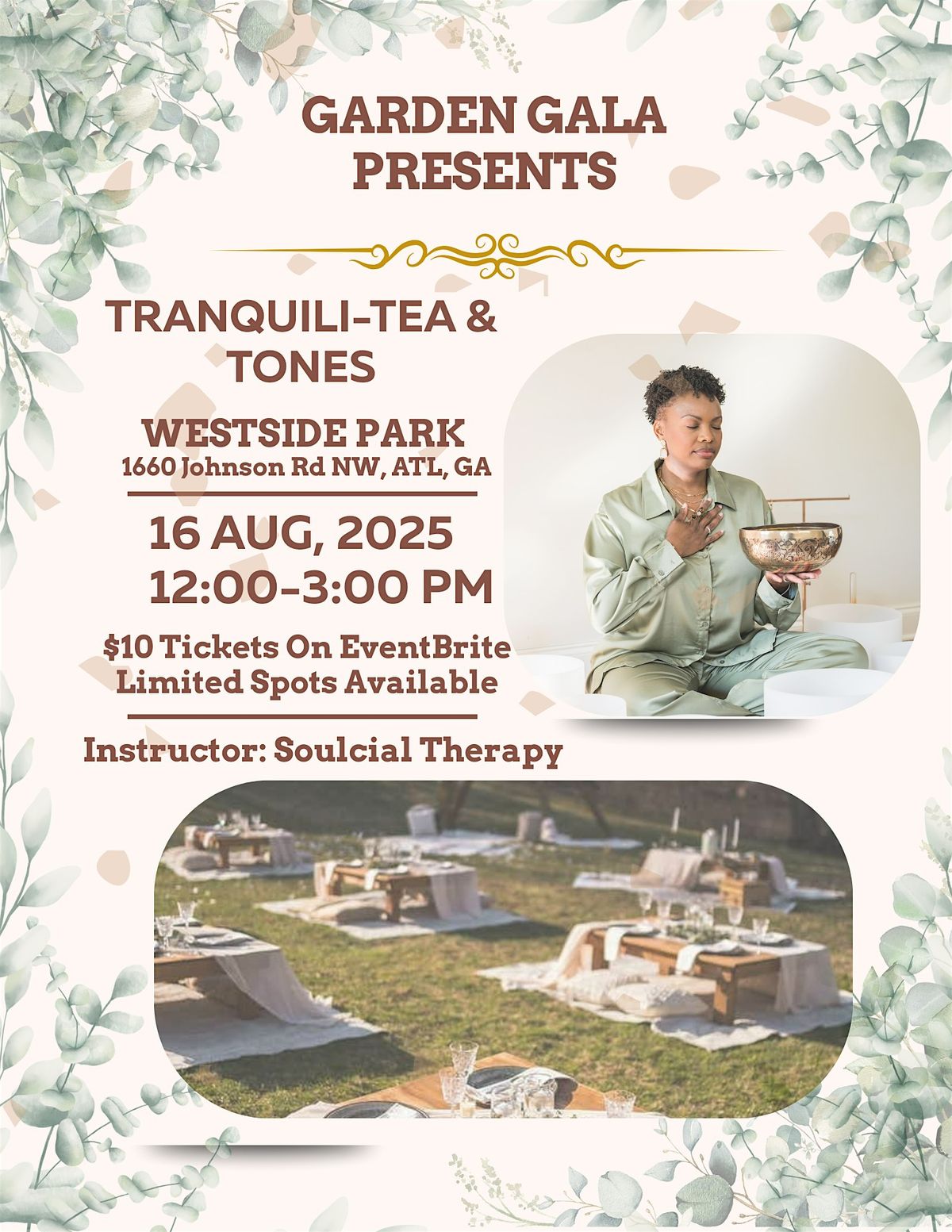 Tranquili-Tea and Tones | Event in Atlanta | AllEvents