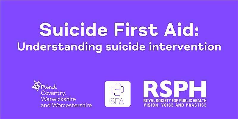 Suicide First Aid (Open course), 3 March | Event in Stratford-upon-Avon | AllEvents