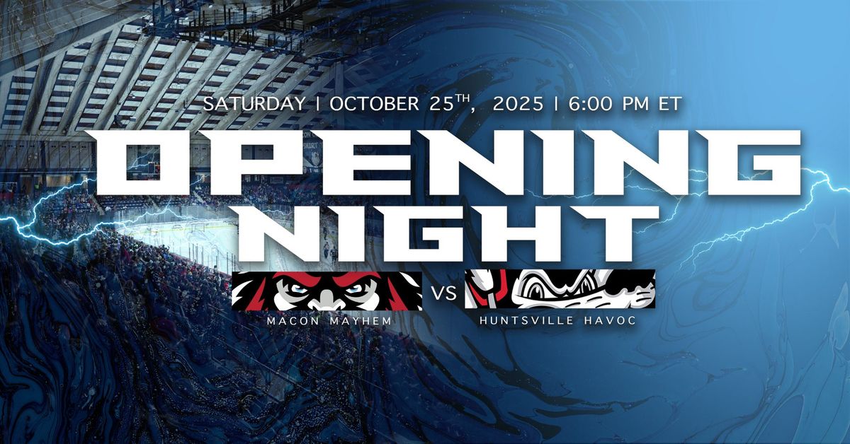 Huntsville Havoc vs. Macon Mayhem, 19 February | Event in Huntsville | AllEvents