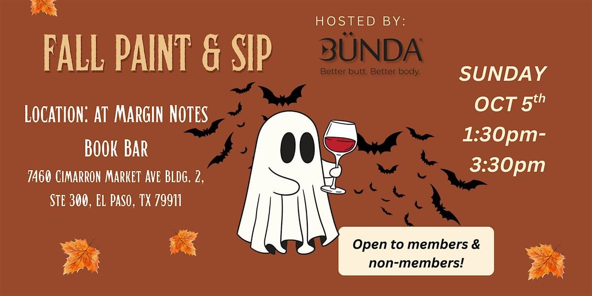 Fall Paint & Sip, 5 October | Event in El Paso | AllEvents