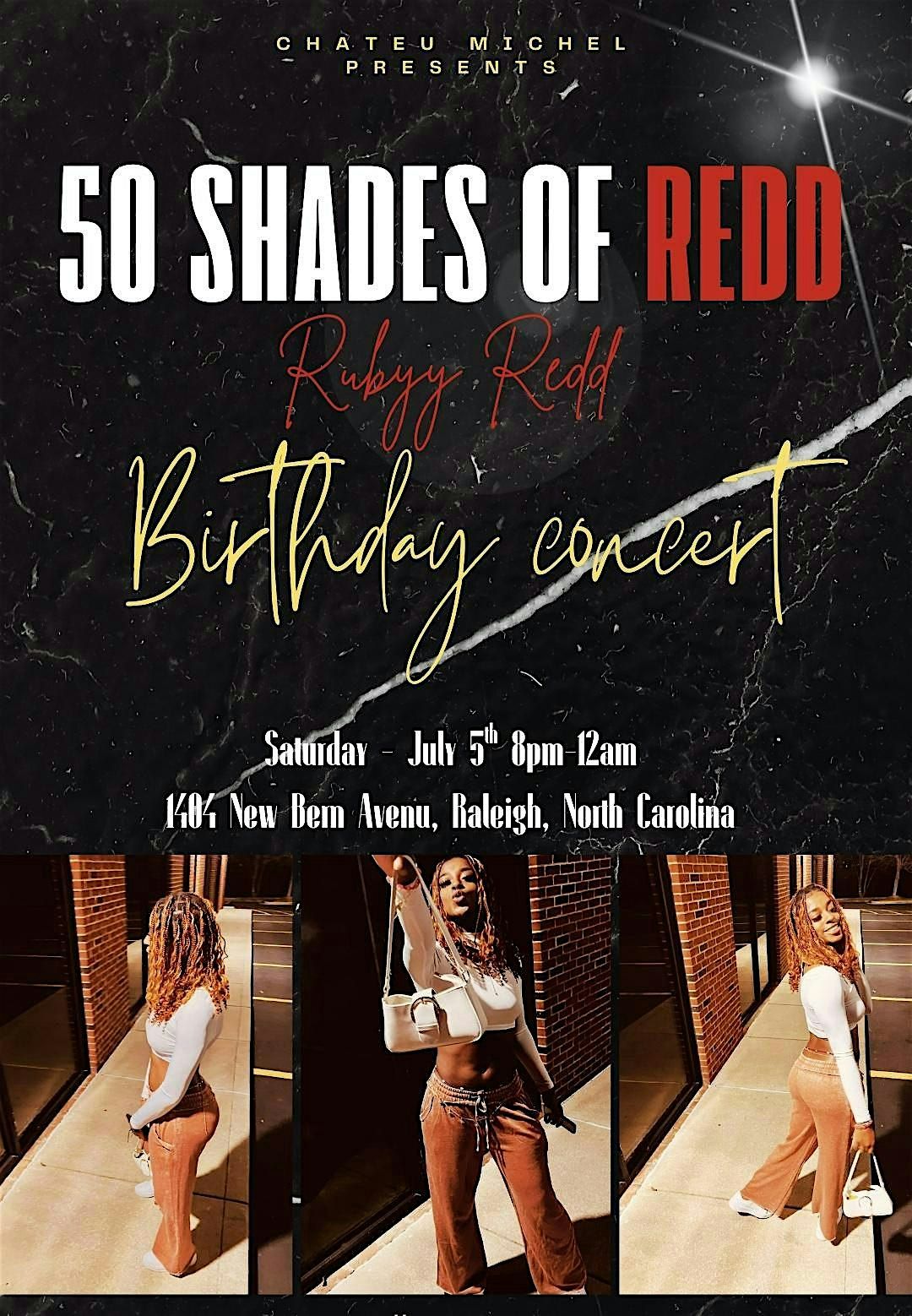 50 Shades of Redd, 5 July | Event in Raleigh | AllEvents