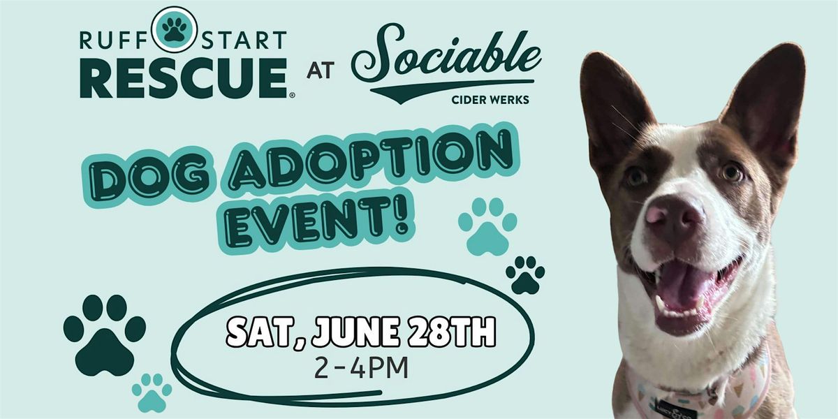 Dog Adoption Event at Sociable Cider Werks, 28 June | Event in Minneapolis | AllEvents