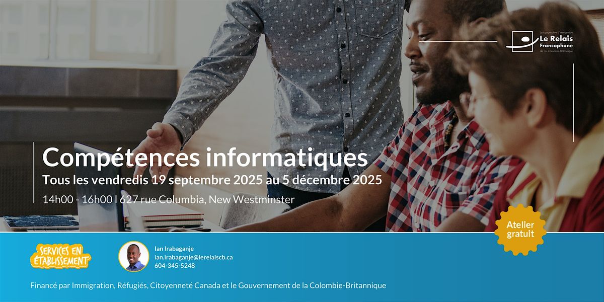 Compétences Informatiques Essentielles | Event in New Westminster | AllEvents