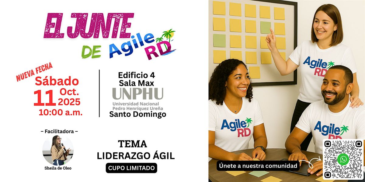 Liderazgo Ágil en El Junte by Agile RD, 11 October | Event in Santo Domingo | AllEvents