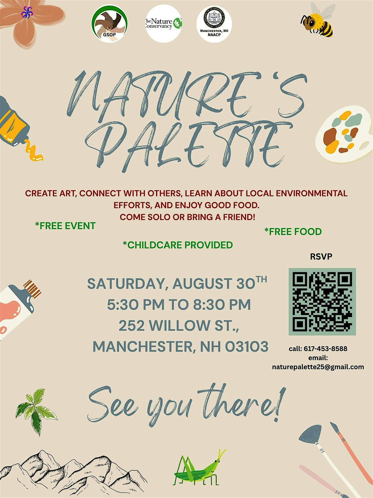 Nature's Palette- exploring environmental efforts through art and community, 30 August | Event in Manchester