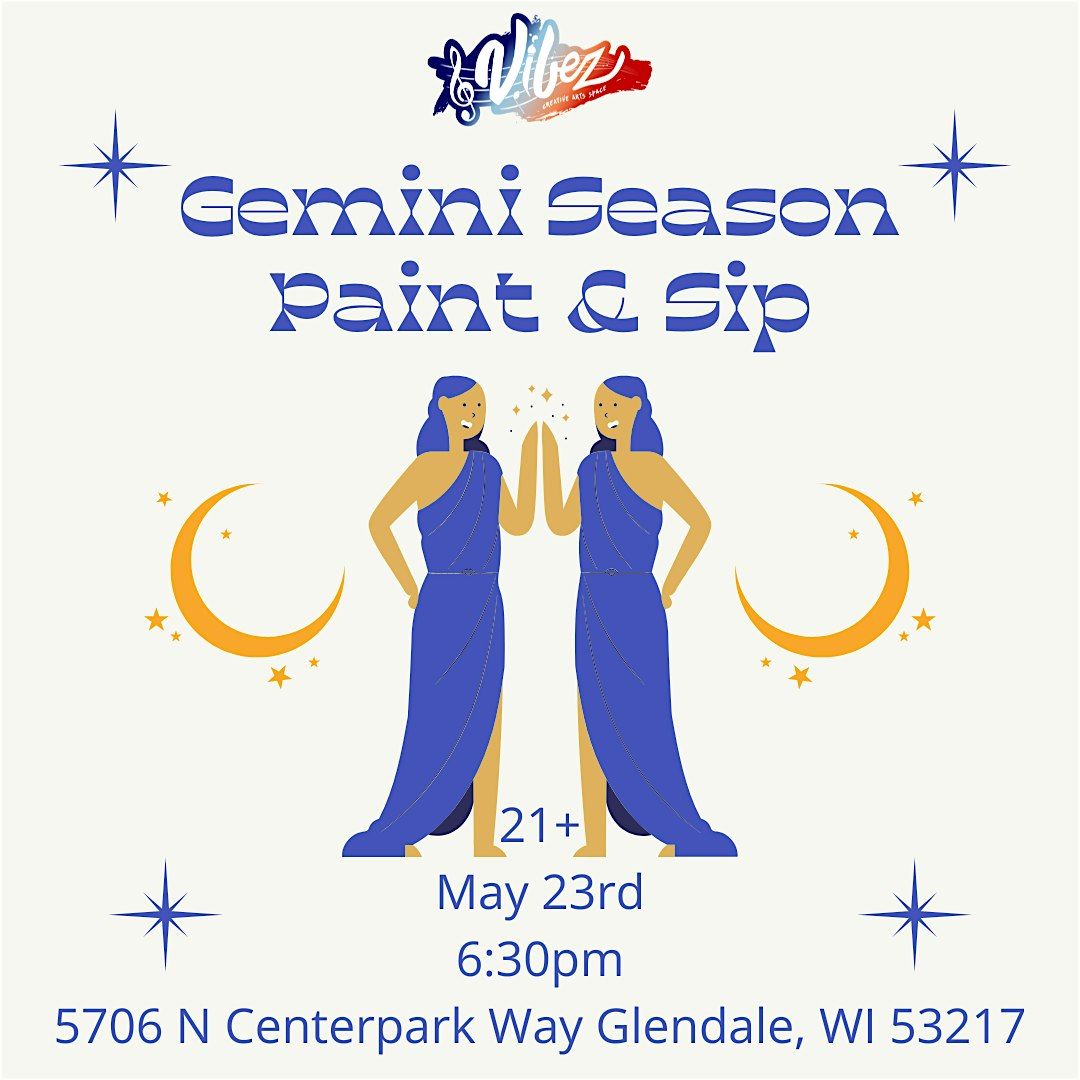 Gemini 21+ Paint and Sip | Event in Glendale | AllEvents