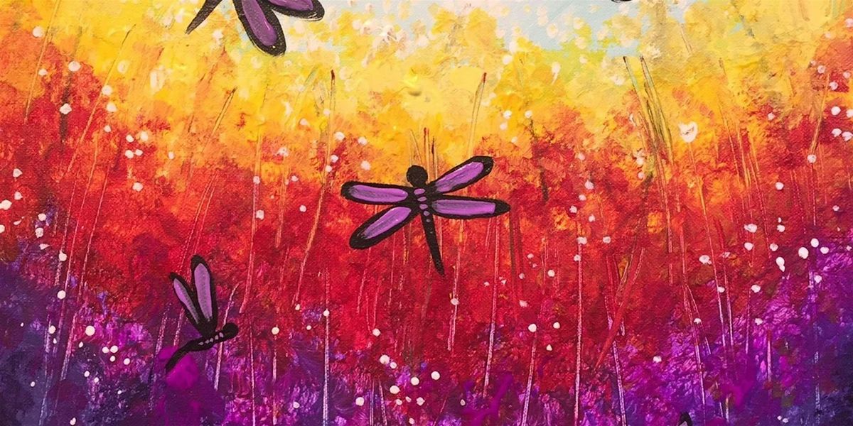 Dragonfly Field - Paint and Sip by Classpop!™, 17 July | Event in Elk Grove | AllEvents