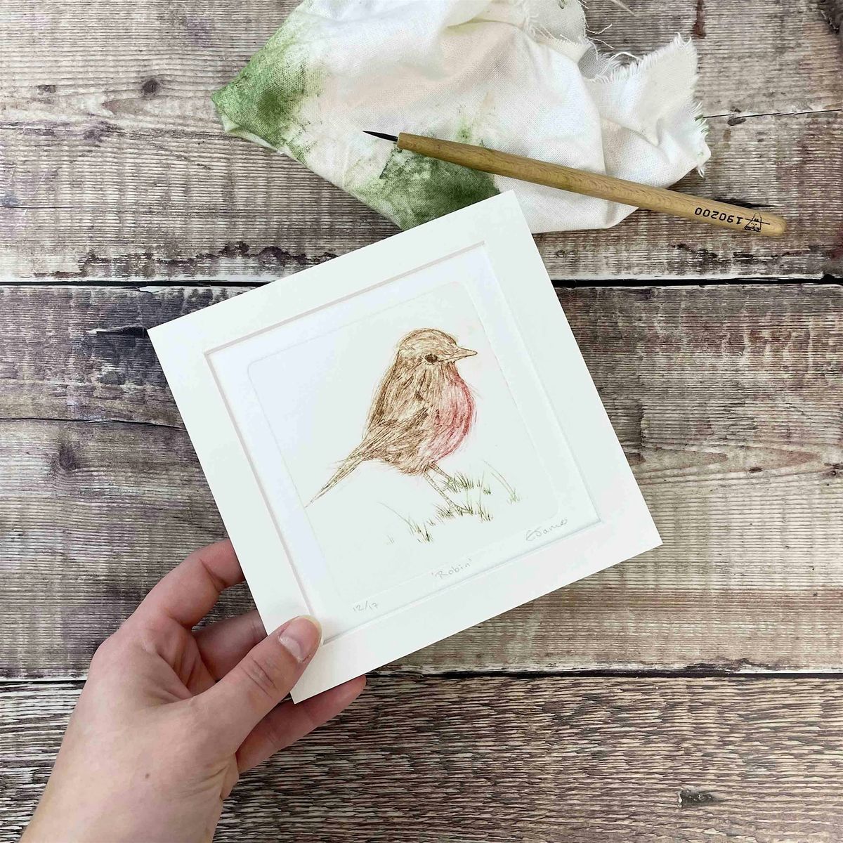 Drypoint Festive Bird Drypoint Printmaking with Printmaker Ellie James, 13 December | Event in Bradford | AllEvents