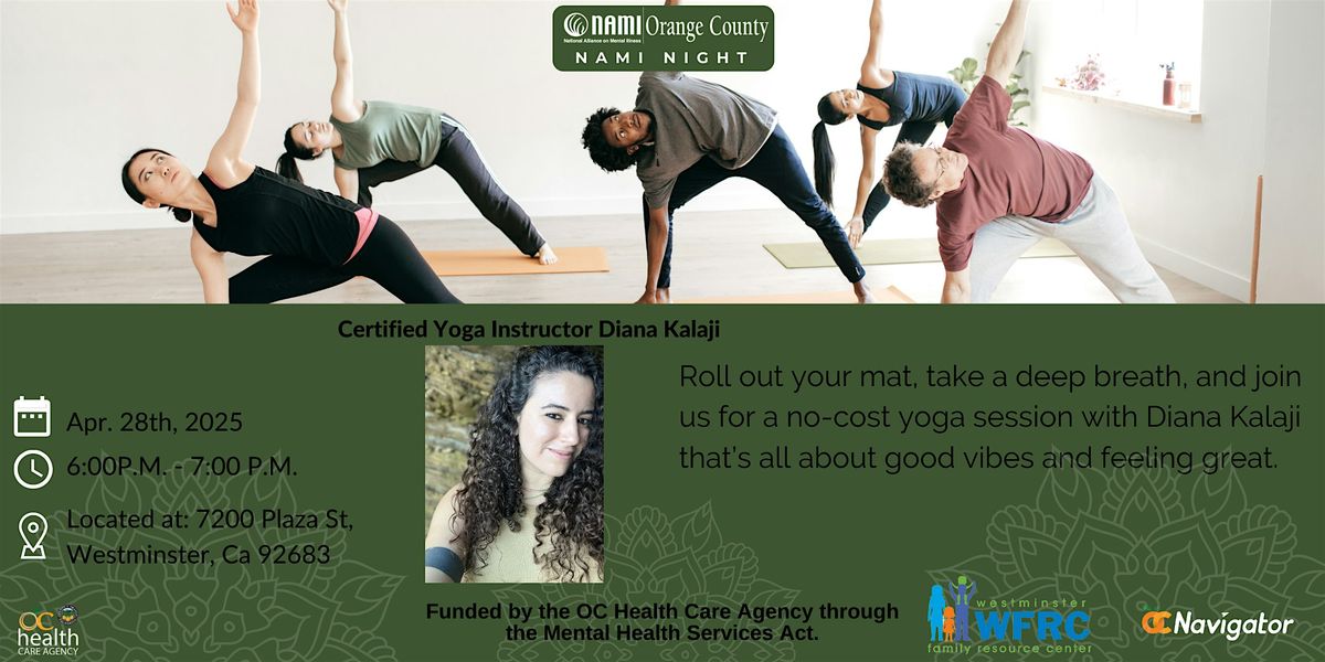 Yoga With Nami OC | Event in Westminster | AllEvents