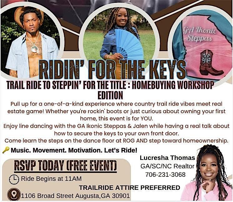 Ridin’ for the Keys, 27 September | Event in Augusta | AllEvents